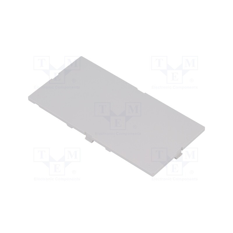 10 pcs : P05050201F.BL - Front panel, without frame,with holder, grey