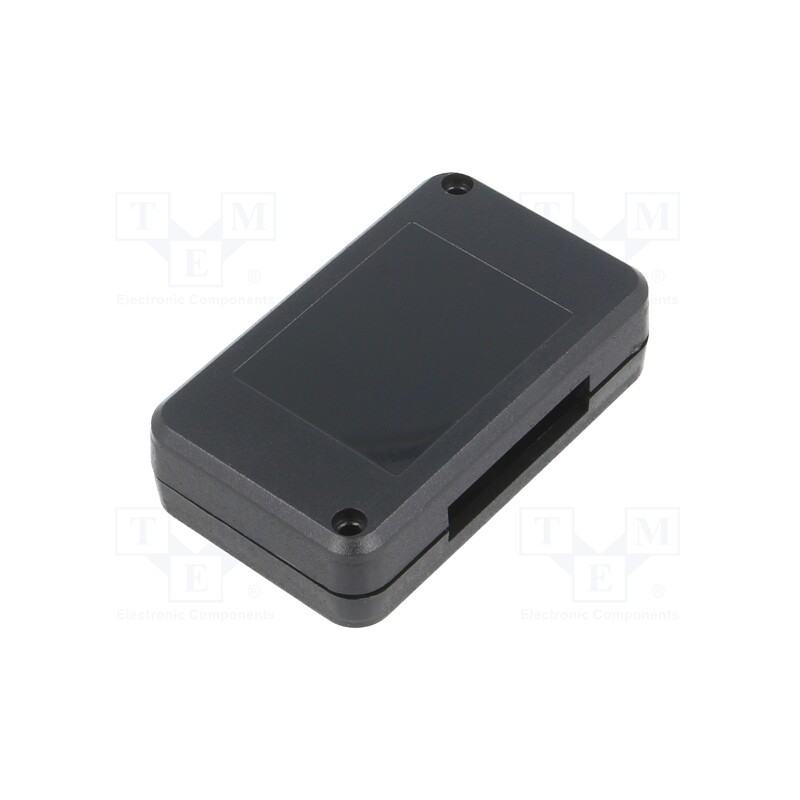 10 pcs : KM-10A/BK - Enclosure: multipurpose, X: 36mm, Y: 60mm, Z: 16mm, ABS, black