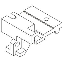 1 pcs - HARTING, 09 06 Fixing Bracket for use with DIN 41612 Connector