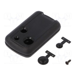 10 pcs : P-1/BK - Enclosure: for remote controller, X: 36mm, Y: 60mm, Z: 14mm