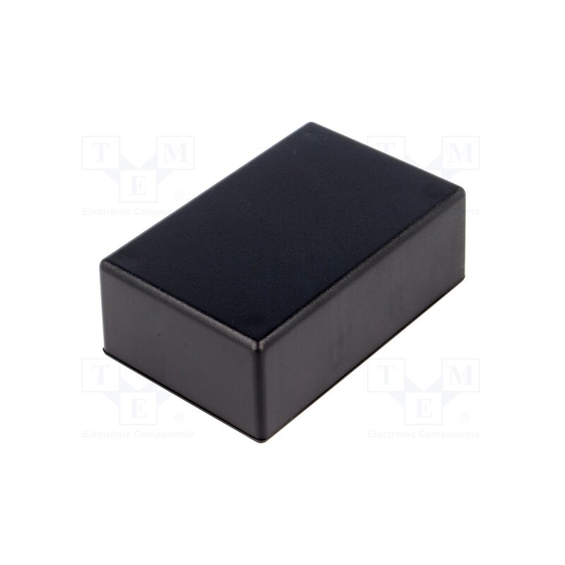 10 pcs : G1020B - Enclosure: multipurpose, X: 54mm, Y: 83mm, Z: 30mm, ABS, black, UL94HB