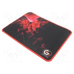10 pcs : MP-GAMEPRO-M - Mouse pad, black,red, 250x350x3mm