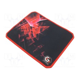 10 pcs : MP-GAMEPRO-S - Mouse pad, black,red, 200x250x3mm