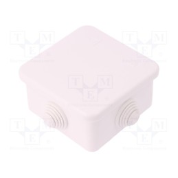 10 pcs : 0242-00 - Enclosure: junction box, X: 90mm, Y: 90mm, Z: 50mm, wall mount, IP55