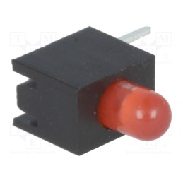 20 pcs : OSR6LU3E34X-3F1A - LED, in housing, red, 3mm, No.of diodes: 1, 20mA, Lens: diffused, 30°