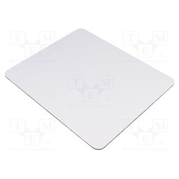 10 pcs : MP-PRINT-M - Mouse pad, white, Features: labelling-friendly surface