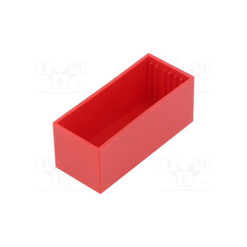 10 pcs : L50.24 - Enclosure: designed for potting, X: 22mm, Y: 52mm, Z: 21mm, red