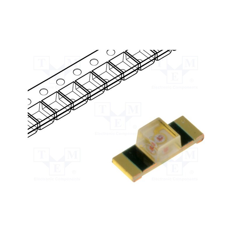 20 pcs : HSMG-C265 - LED, SMD, 1305, green, 4.5÷15mcd, 3.4x1.25x1.1mm, 170°, 2.2÷2.6V