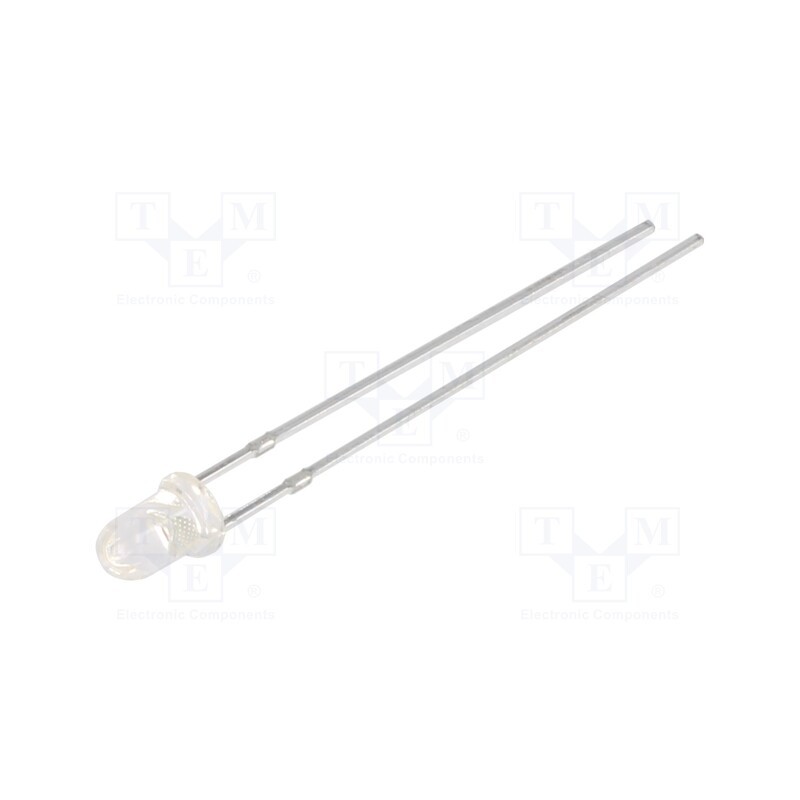 20 pcs : N0Y33L45 - LED, 3mm, yellow, 5000÷8500mcd, 30°, 1.8÷2.6V, No.of term: 2, 60mW