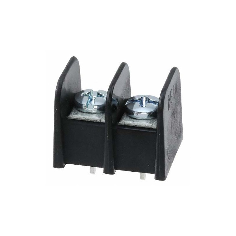 1 pcs - Molex Barrier Strip, 2 Contact, 9.53mm Pitch, 1 Row, 25A, 300 V