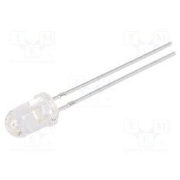20 pcs : N0Y08L41 - LED, 5mm, yellow, 12000÷20000mcd, 16°, 1.7÷2.6V, No.of term: 2, 60mW
