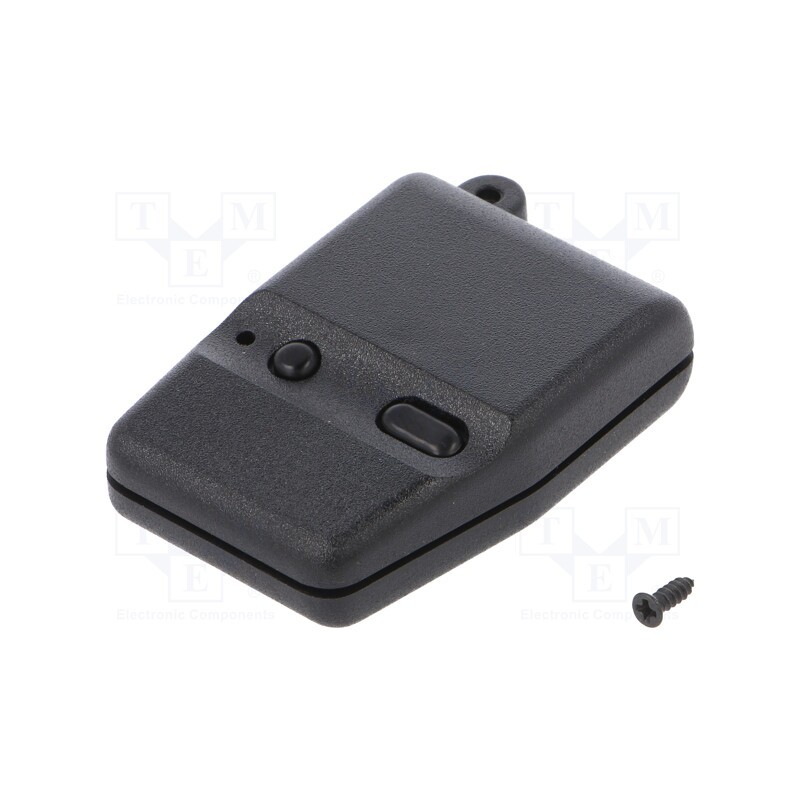 10 pcs : P-23/BK - Enclosure: for remote controller, X: 35mm, Y: 50mm, Z: 14mm