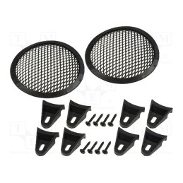 10 set : GRILL1050-BK - Loudspeaker grille, 5'
