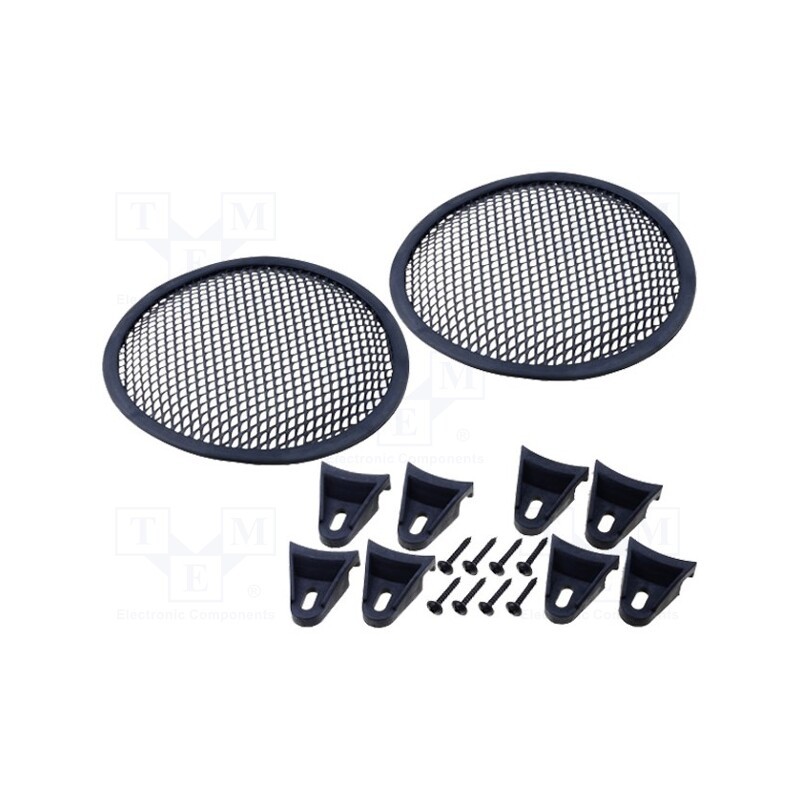 10 set : GRILL1065-BK - Loudspeaker grille, 6.5'