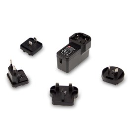 1 pcs - MEAN WELL 12W Plug-In AC/DC Adapter 5V dc Output, 2.4A Output