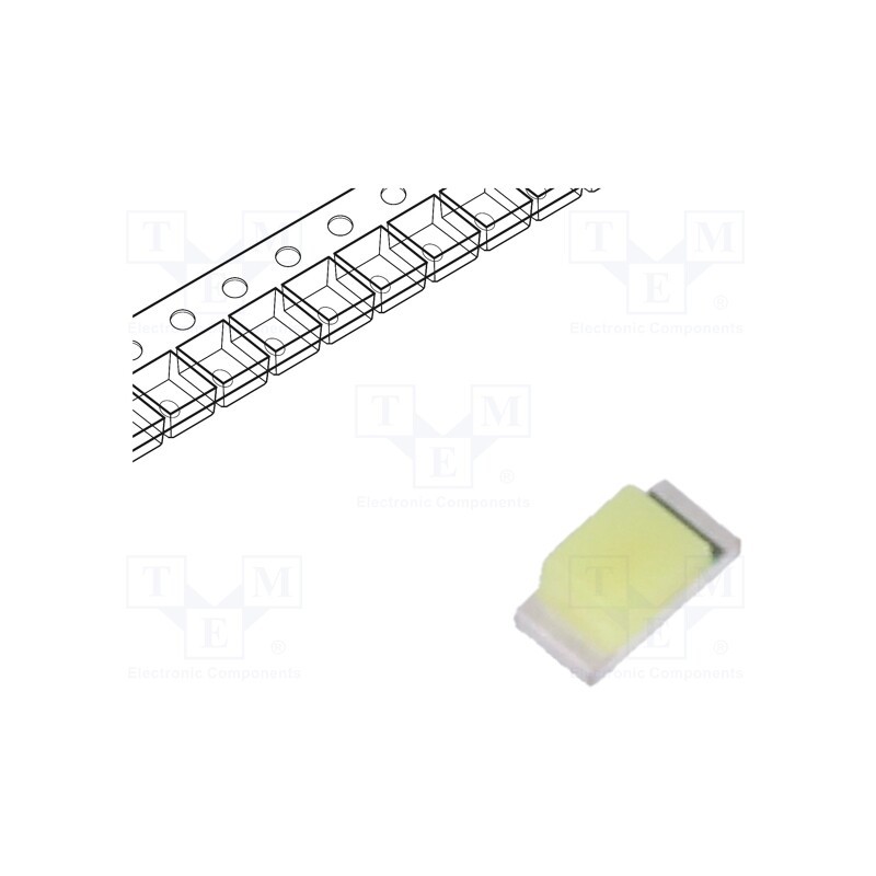 50 pcs : RF-WUB191DS-DD - LED, SMD, 0603, white cold, 600÷1100mcd, 140°, 20mA, 2.8÷3.7V