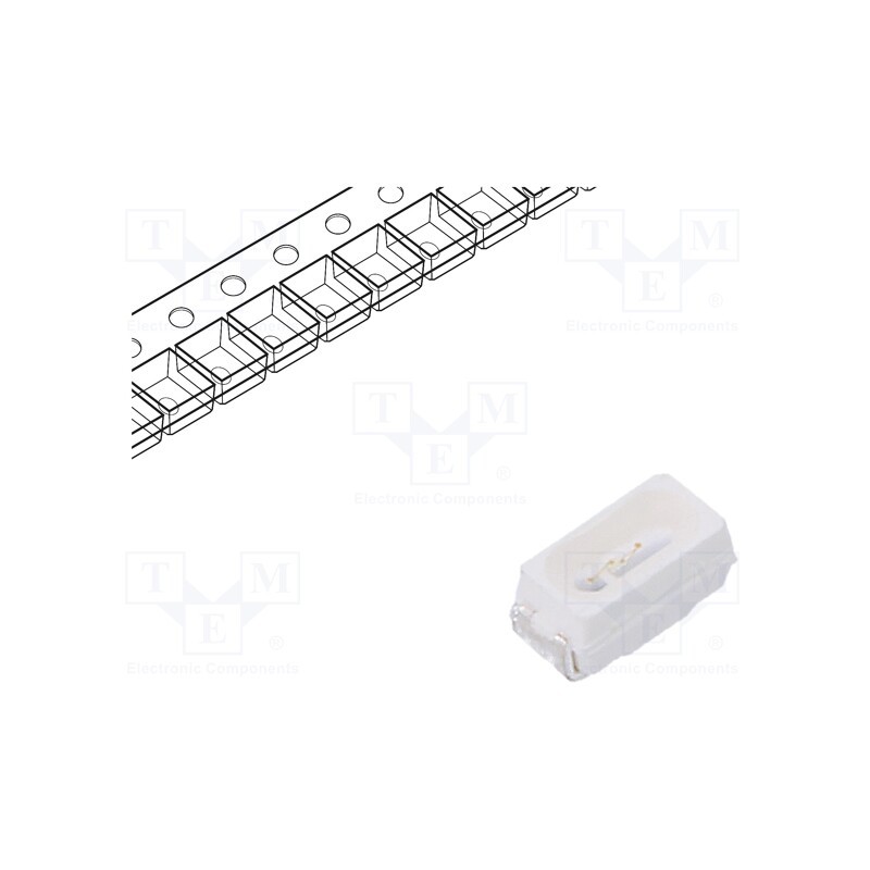 50 pcs : RF-BNRC13TS-CE - LED, SMD, 3014,PLCC2, blue, 230÷530mcd, 3x1.32x1.4mm, 120°, 20mA