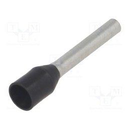 50 pcs : 9019140000 H1,5/18D SW - Tip: bootlace ferrule, insulated, copper, 1.5mm2, 12mm, tinned