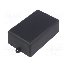 10 pcs : CP-19-27 BLACK - Enclosure: multipurpose, X: 70mm, Y: 109mm, Z: 40mm, ABS, black