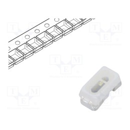 50 pcs : RF-GNRC13TS-CF - LED, SMD, 3014,PLCC2, green, 1000÷2300mcd, 3x1.32x1.4mm, 120°, 20mA