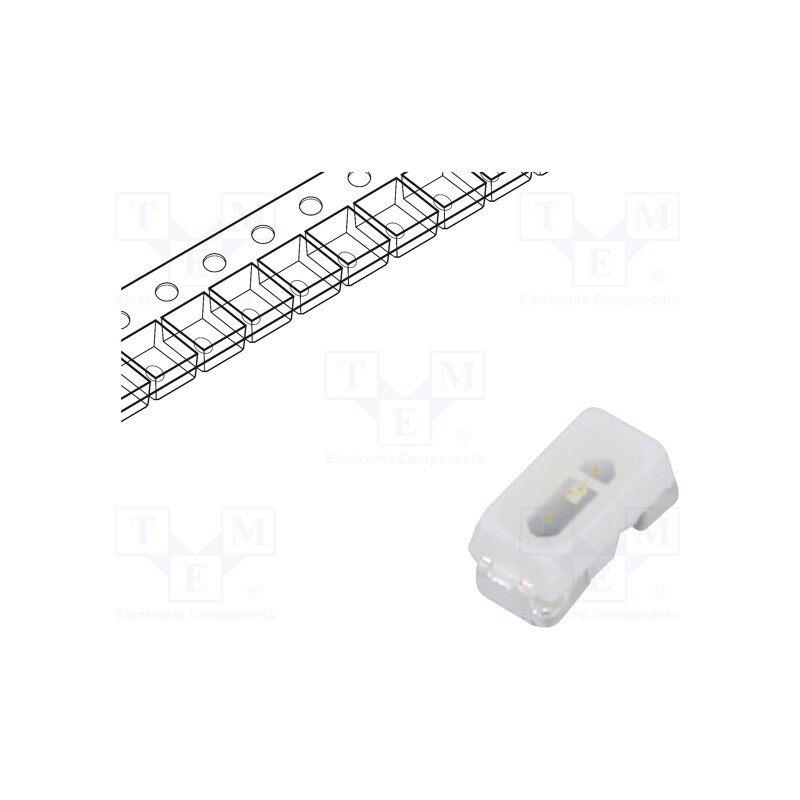 50 pcs : RF-GNRC13TS-CF - LED, SMD, 3014,PLCC2, green, 1000÷2300mcd, 3x1.32x1.4mm, 120°, 20mA