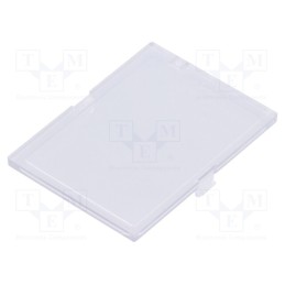 10 pcs : P05020721F - Front panel, without frame,with holder, transparent