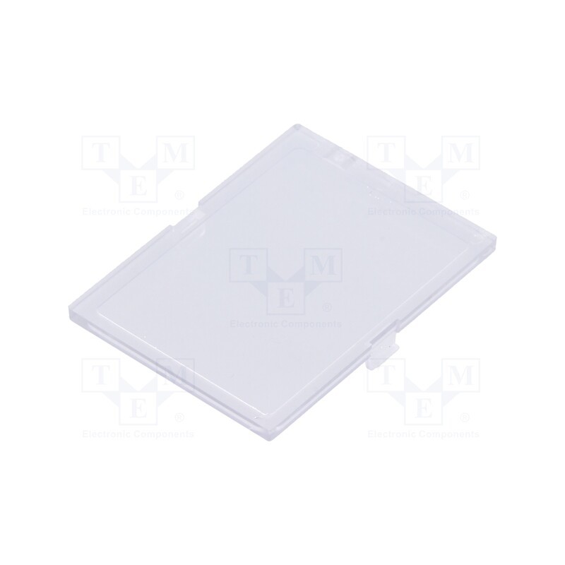 10 pcs : P05020721F - Front panel, without frame,with holder, transparent