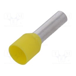 50 pcs : 9019220000 H6,0/20D GE - Tip: bootlace ferrule, insulated, copper, 6mm2, 12mm, tinned