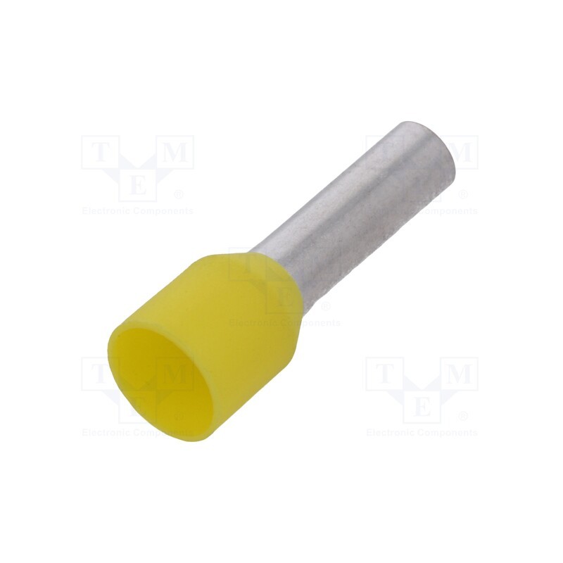 50 pcs : 9019220000 H6,0/20D GE - Tip: bootlace ferrule, insulated, copper, 6mm2, 12mm, tinned