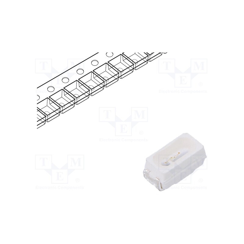 50 pcs : RF-OURC13TS-CE - LED, SMD, 3014,PLCC2, red, 230÷530mcd, 3x1.32x1.4mm, 120°, 1.8÷2.4V