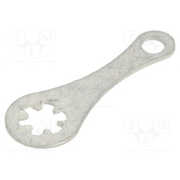 50 pcs : 903 - Tip: solder lug ring, 0.45mm, M3, Ø: 3.1mm, soldering, screw, brass