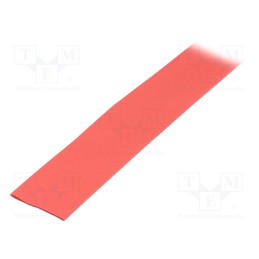 10 m : GTB 1680 R - Heat shrink sleeve, glueless, 2: 1, 16mm, red, polyolefine, reel