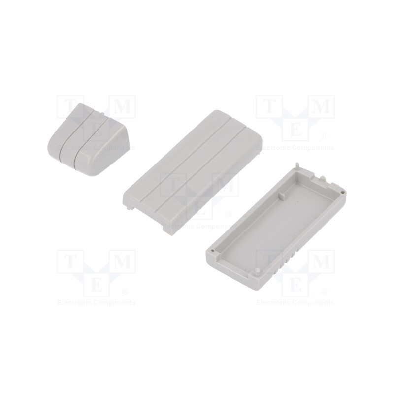 10 pcs : KM-205/GY - Enclosure: for USB, X: 20mm, Y: 66mm, Z: 12mm, ABS, grey