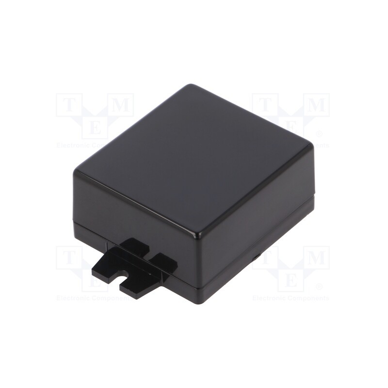 10 pcs : KM-2 BK - Enclosure: multipurpose, X: 42mm, Y: 48mm, Z: 22mm, with fixing lugs