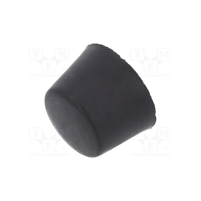 10 pcs : DVB.7-25-17-M6-70 - Vibroisolation foot, Ø: 25mm, Shore hardness: 70±5, 454N, 107N/mm