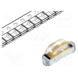 20 pcs : LTST-S220TBKT - LED, SMD, 0804, blue, 28÷180mcd, 2.1x1x0.6mm, 130°, 2.8÷3.8V, 20mA