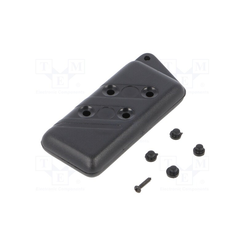 10 pcs : P-14/4/BK - Enclosure: for remote controller, X: 37mm, Y: 84mm, Z: 14mm