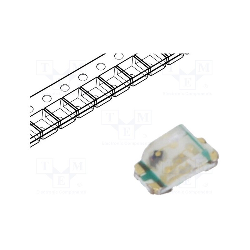 20 pcs : LTST-C295TBKFKT - LED, SMD, 0603, blue/orange, 1.6x0.8x0.55mm, 130°, 3.8÷2.4V, 20mA