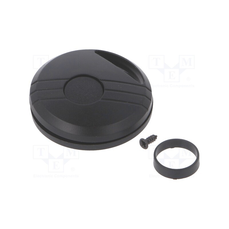 10 pcs : P-16/BK - Enclosure: for remote controller, Z: 13mm, Enclos.mat: ABS, Ø: 38mm