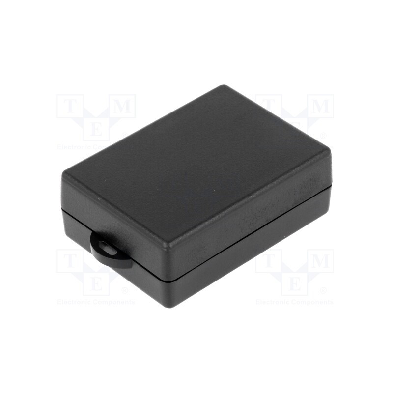 10 pcs : KM-96/BK - Enclosure: multipurpose, X: 50mm, Y: 69mm, Z: 25mm, with fixing lugs