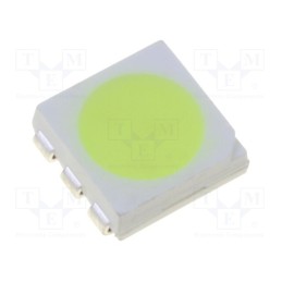 10 pcs : OSB64TS4C1A - LED, SMD, 5050,PLCC6, blue (ice blue), 18÷21lm, 5x5x1.5mm, 120°