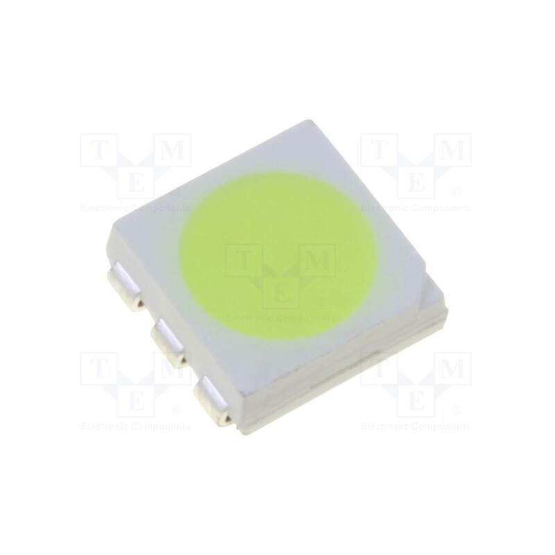 10 pcs : OSB64TS4C1A - LED, SMD, 5050,PLCC6, blue (ice blue), 18÷21lm, 5x5x1.5mm, 120°