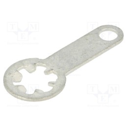 50 pcs : 916 - Tip: solder lug ring, 0.45mm, M3,5, Ø: 3.6mm, soldering, screw