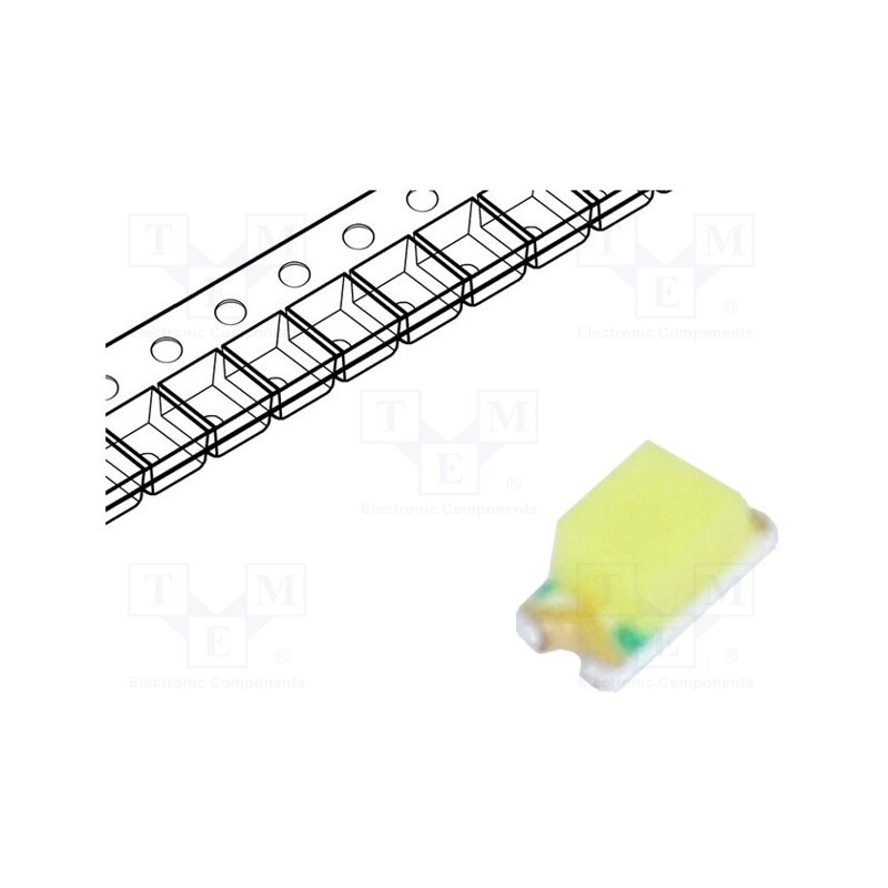 50 pcs : FYLS-0603UWC - LED, SMD, 0603, white cold, 600mcd, 7000K, 130°, 20mA, 2.8÷3.6V