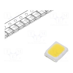 50 pcs : RF-40HI35DS-CF-N-Y - LED, SMD, 2835,PLCC2, white neutral, 18÷26lm, 3875-4220K, 80, 120°