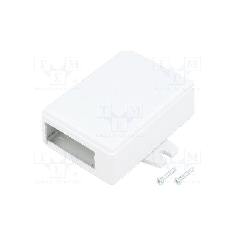 10 pcs : KM-27B/GY - Enclosure: multipurpose, X: 48mm, Y: 68mm, Z: 25mm, ABS, grey