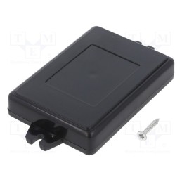 10 pcs : Z23AU ABS - Enclosure: multipurpose, X: 60mm, Y: 84mm, Z: 16mm, with fixing lugs