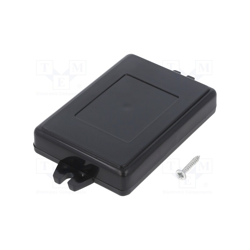 10 pcs : Z23AU ABS - Enclosure: multipurpose, X: 60mm, Y: 84mm, Z: 16mm, with fixing lugs