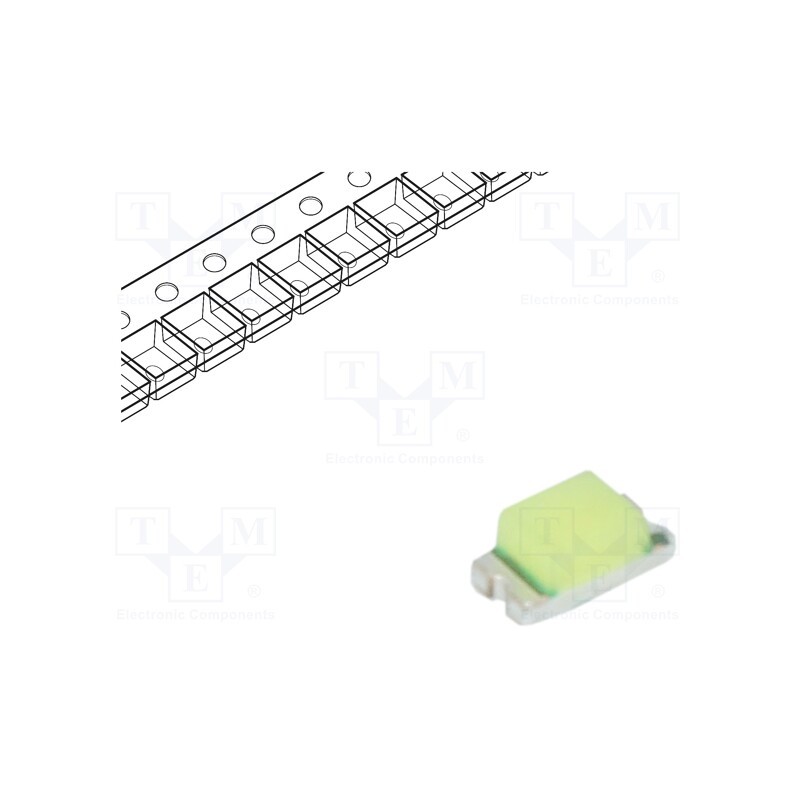 50 pcs : RF-WUB190DS-DD - LED, SMD, 0603, white cold, 650÷1000mcd, 140°, 20mA, 2.7÷3.6V