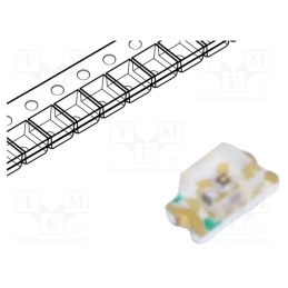 50 pcs : FYLS-0603UYC - LED, SMD, 0603, yellow, 120mcd, 1.6x0.8x0.8mm, 130°, 1.8÷2.6V, 20mA
